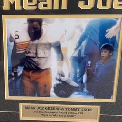 MEAN JOE GREEN & Timmy Okon memorabilia from Coke ad*if your account info is not complete please do not message me because it looks like scam account 