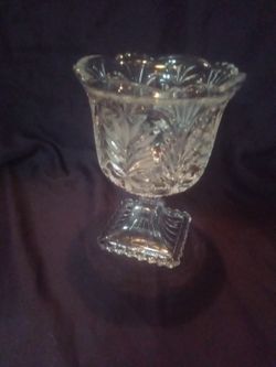Beautiful Crystal Claridge Pedestal Bowl