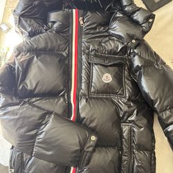 Moncler bubble puffer coat