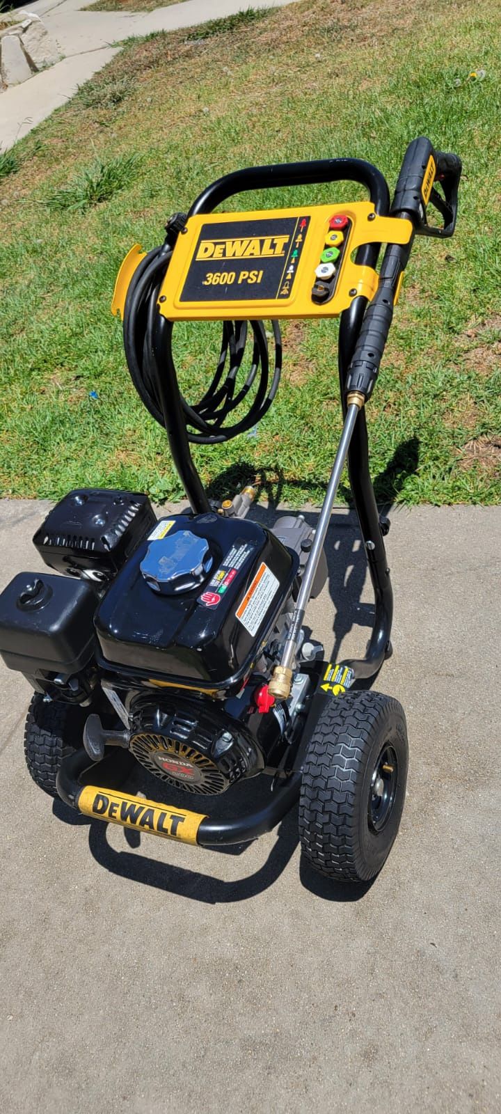 Dewalt Power Wager Gas Motor Honda