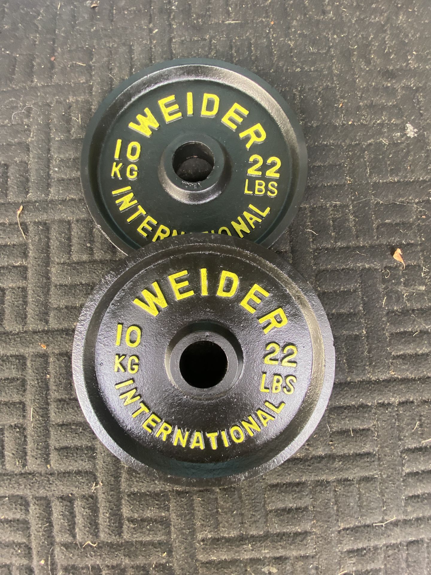Pair Of 22 LB Olympic Plates 2” Hole
