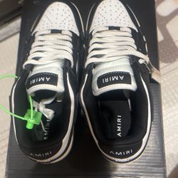 Amiri-Black&White Men Size 5