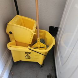 Mop Bucket With Strainer 