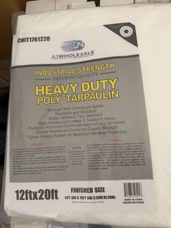 Lona heavy dury 12 x 20 ft.