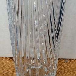 Vintage Lead Crystal Vase 12 in