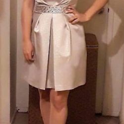 Dress Champagne Formal Homecoming Party 