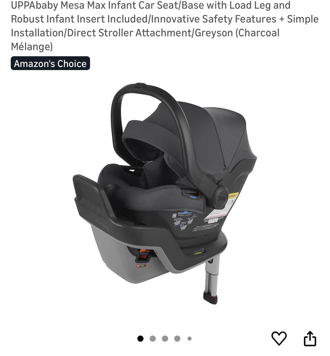 Uppa Baby Mesa Max In Greyson