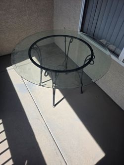 Glass table