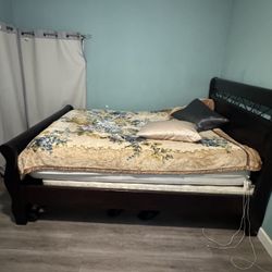 Wooden Queen Bed