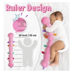 Baby Toys Musical Caterpillar,Infant Stuffed Animal Toy with Crinkle and Rattles,Soft Sensory Toys with Textures for Tummy Time Newborn Boys Girls 0 3