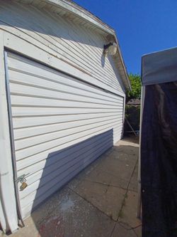 Steel Garage door with Hardware 15'8 x 7'2