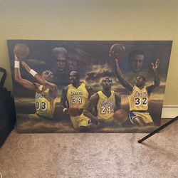 Lakers Legends Cardboard Poster
