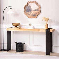 Rustic Industrial Console Table - 60" Entryway Table - Multi 🌱