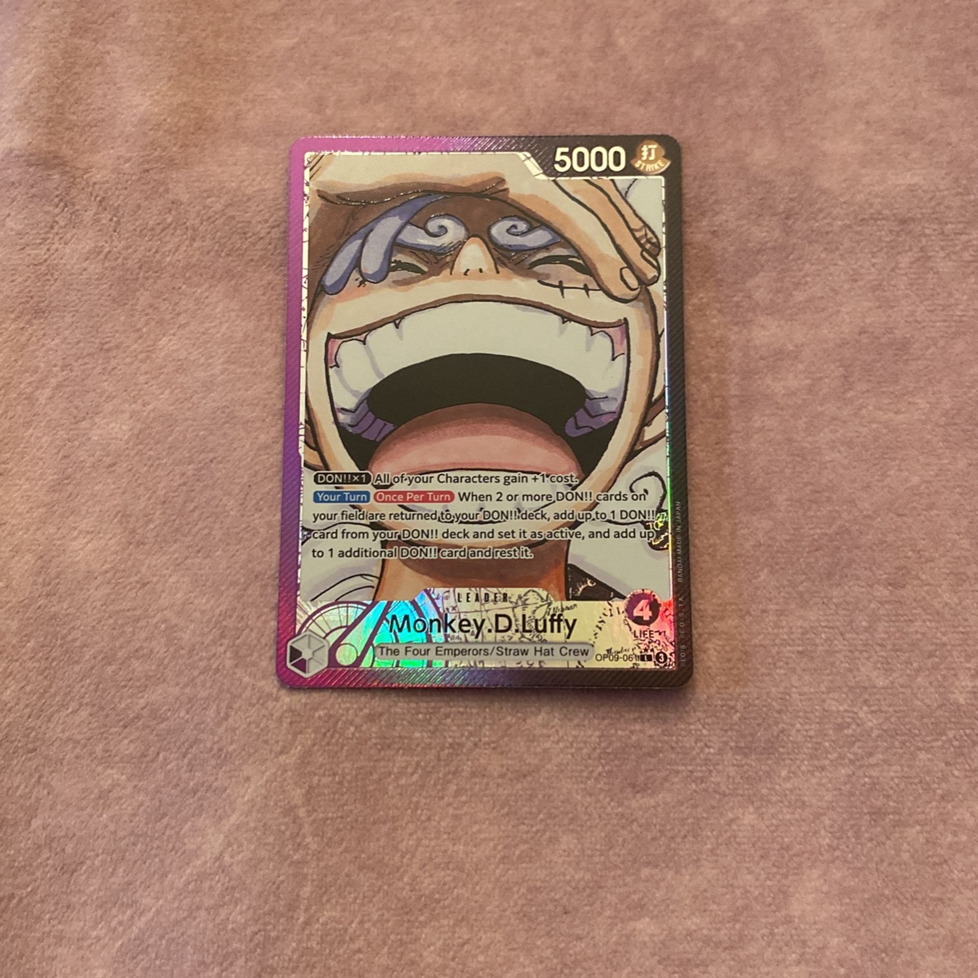 Monkey.D.Luffy OP09-61