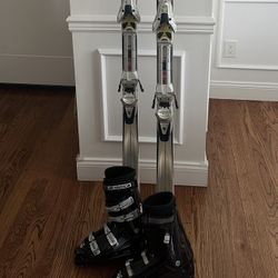 Dynastar Mens Ski /Salamon Bindings And Nordica Mens Ski Boots