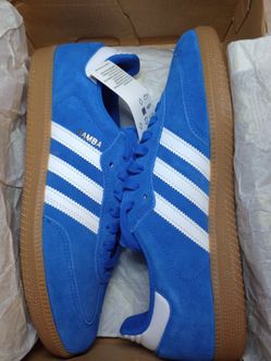 New In Box Men's Size 10.5 Adidas Samba ADV Blue Bird