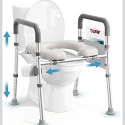 Adjustable Raised Toilet Seat 