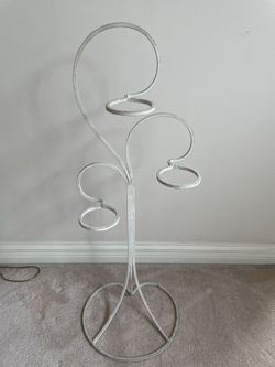 Iron Plant Stand For 3 Pots