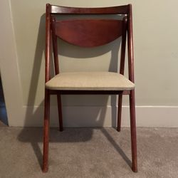  Vintage MCM Stakmore Folding Chair /Danish Modern Chair/Mid Century Chair