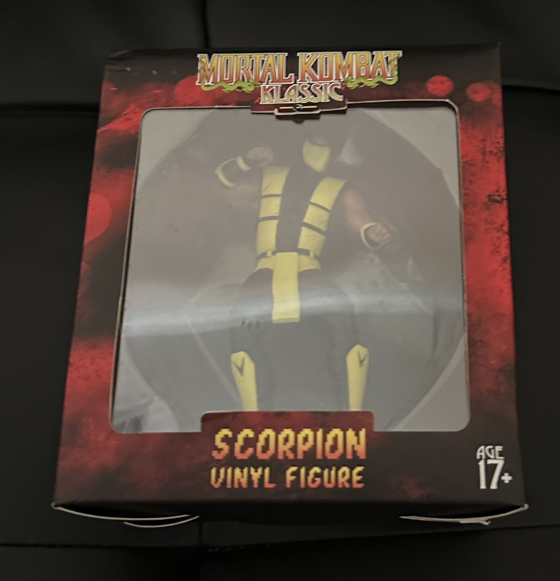 Mortal Kombat Scorpion vinyl figure from Culture Fly