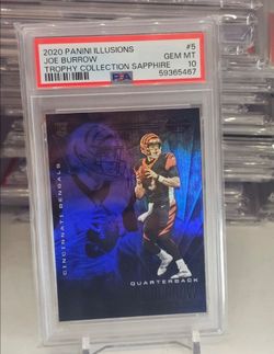 Joe burrow psa 10 rookie sapphire