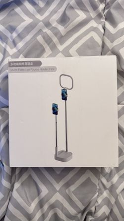 Phone Holder with Stand and Built in Light Box Multi Functionalm