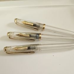 Transparent Fountain Pen Set