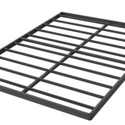 2 Inch Low Profile Box Spring, Sturdy Metal Frame Mattress Foundation, Easy Assembly, Quiet & Noise-Free, Queen Size Queen 2 Inch