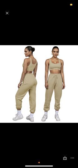 Two Piece Latte Brown Set