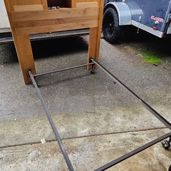 Twin Sized Solid Alder Headboard With Metal Frame