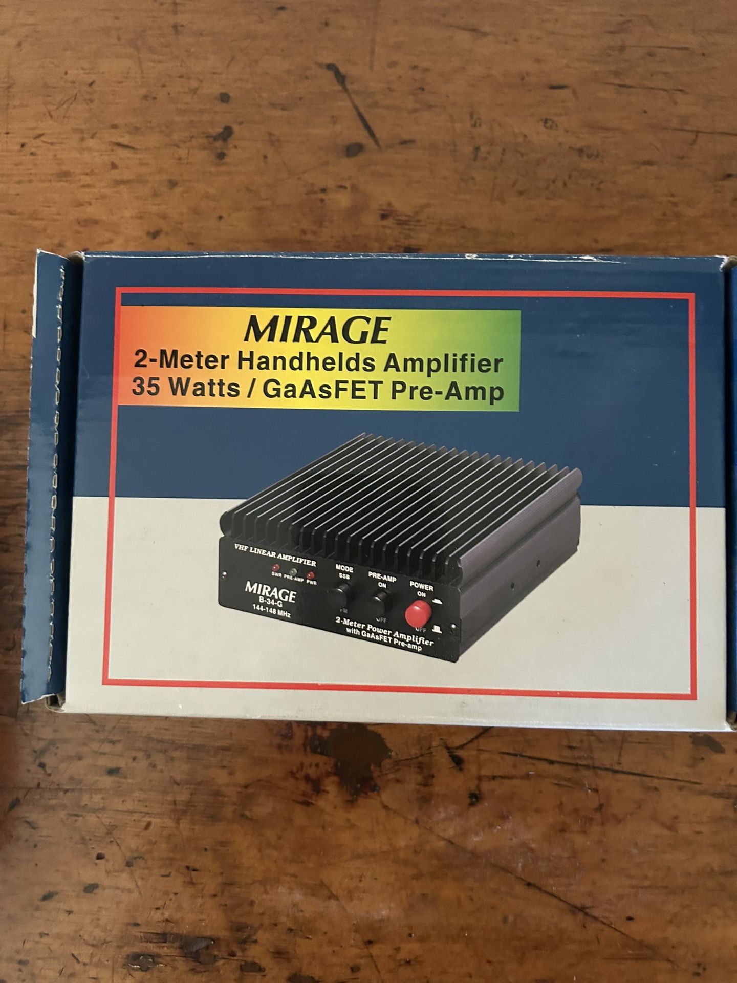 Mirage 2-meter Handhelds Amplifier 35 watts/GaAsFET Pre Amp