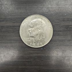 1971 Eisenhower dollar. 