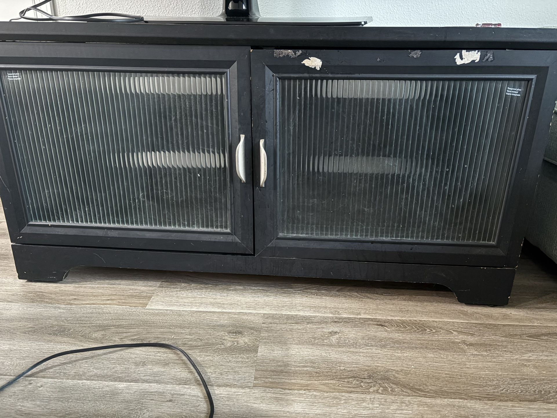 Tv Stand And Piece Of Couch 