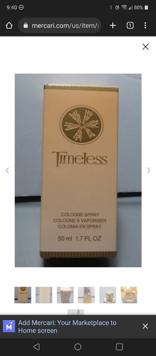 Timeless Cologne Spray