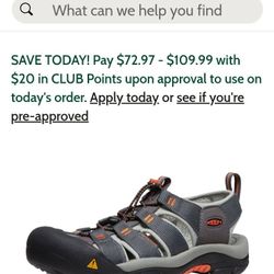 Men's Keen Newport H2 SZ 12