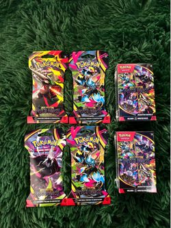 6 Pokemon Mega Evolution Pitch Black (2 Booster Bundle & 4 Sleeved Booster Pack)