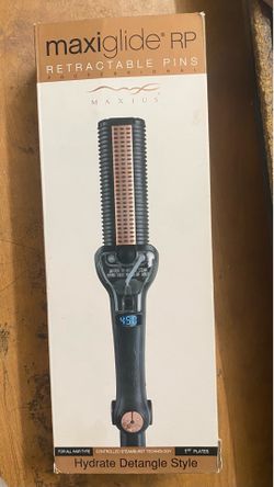 Maxius Maxiglide RP Hair Straightener – Black, Model RP‑502