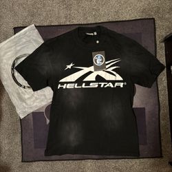 Black And White Hellstar T Shirt
