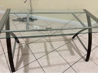 Glass table/ desk