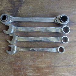 LOT OF 4 HUSKY WRENCHES