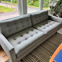 Midcentury-style Crate & Barrel Sofa Petrie