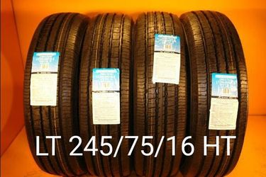 245/75/16 For Sale 4 New Tires LT 10ply We Service Motorcycle Tires