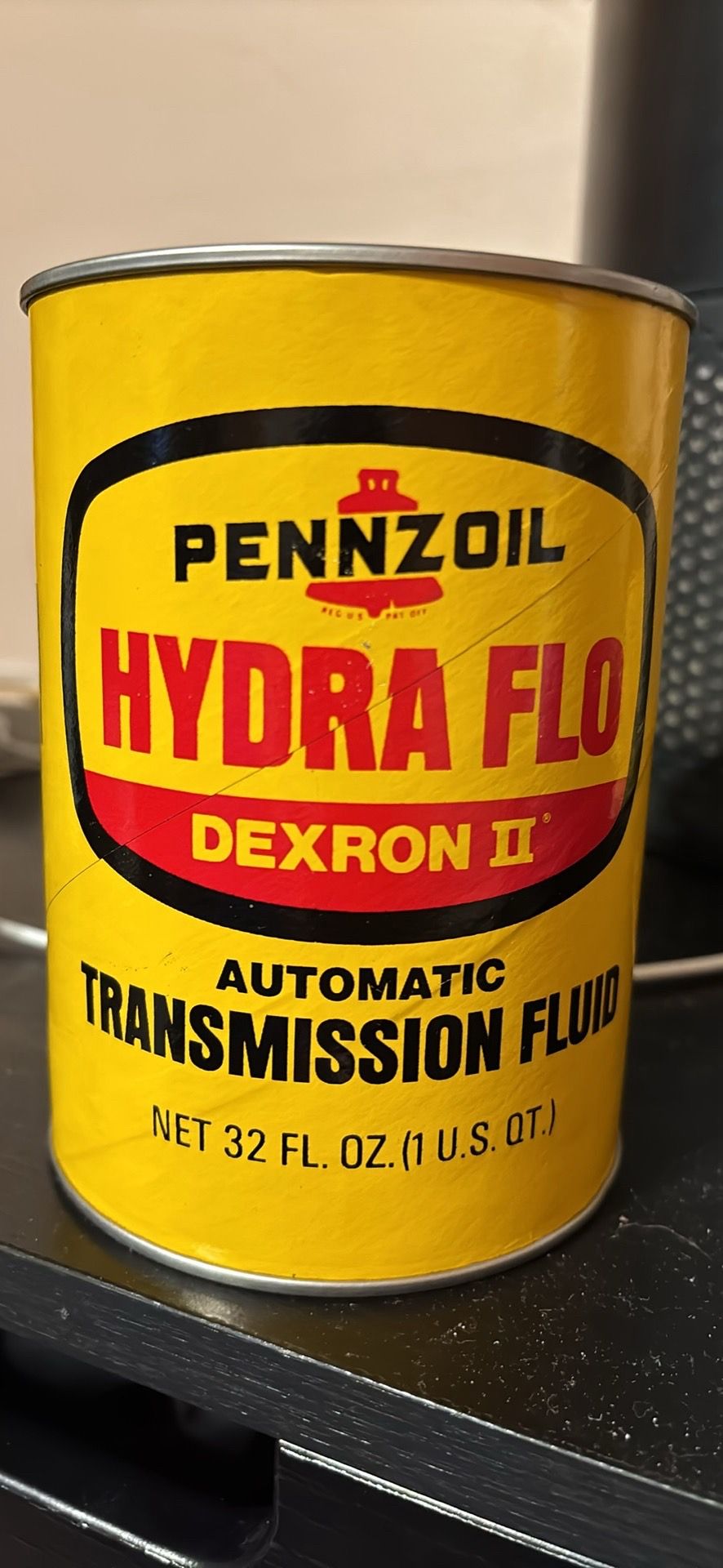 Vintage Can of Pennzoil Transmission Fluid