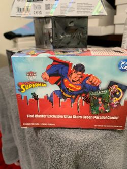 Fleer Ultra Superman blaster box DC