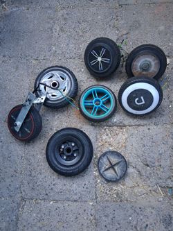 Electric motor wheels