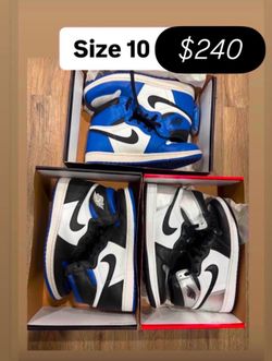 Jordan retro 1s like new condition size 10