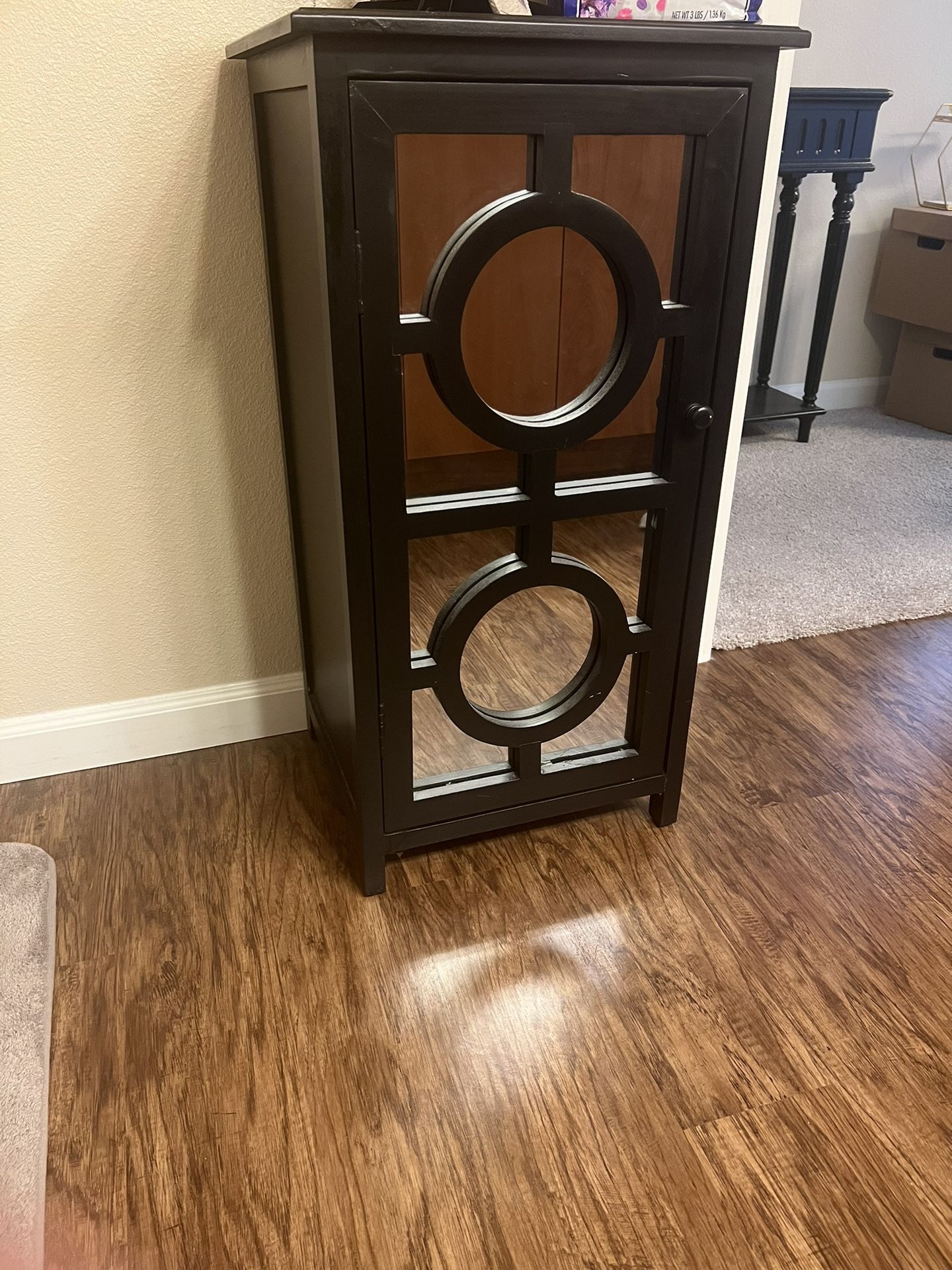 Two Mirrored Cabinets