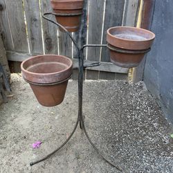 Funky Metal Plant Stand 