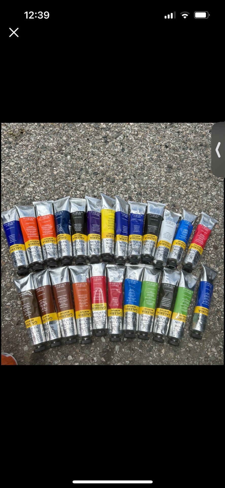 Winsor And Newton Acrylic Paint All New