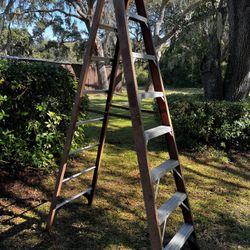 Werner Fiberglass A Frame Stepladder 8’great Condition $110 Cash